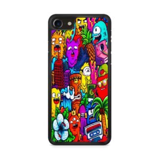 Mini Monster Doodle Collage iPhone 7 / 8 / SE 2020 / SE 2022 Case