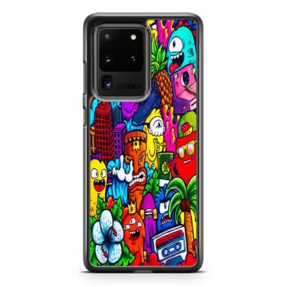 Mini Monster Doodle Collage Samsung Galaxy S20 / S20 Plus / S20 Ultra / S20 FE Case