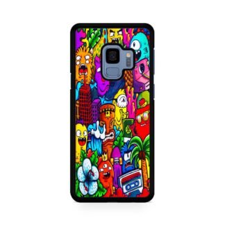 Mini Monster Doodle Collage Samsung Galaxy S9 / S9 Plus Case