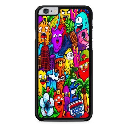 Mini Monster Doodle Collage iPhone 6 / 6S / 6 Plus / 6S Plus Case