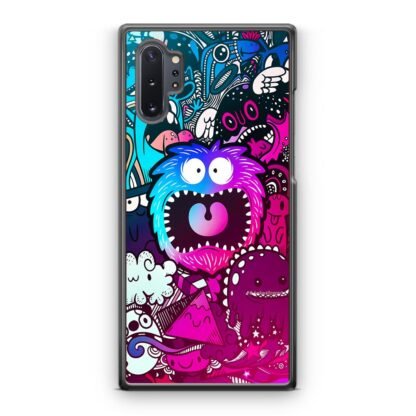 Mini Monster Scream Doodle Collage Samsung Galaxy Note 10 / Note 10 Plus Case
