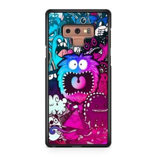 Mini Monster Scream Doodle Collage Samsung Galaxy Note 9 Case