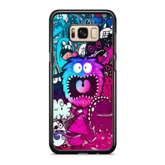 Mini Monster Scream Doodle Collage Samsung Galaxy S8 / S8 Plus Case