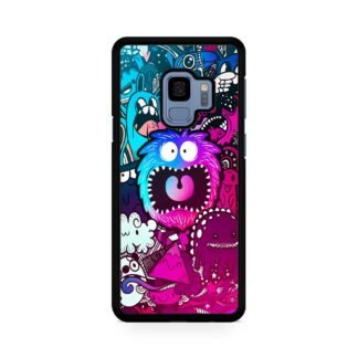 Mini Monster Scream Doodle Collage Samsung Galaxy S9 / S9 Plus Case