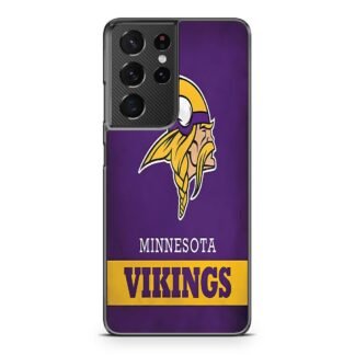 Minnesota Vikings Cover Logo Samsung Galaxy S21 / S21 Plus / S21 Ultra / S21 FE Case