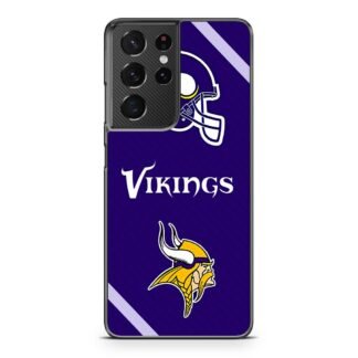 Minnesota Vikings NFL Logo Samsung Galaxy S21 / S21 Plus / S21 Ultra / S21 FE Case