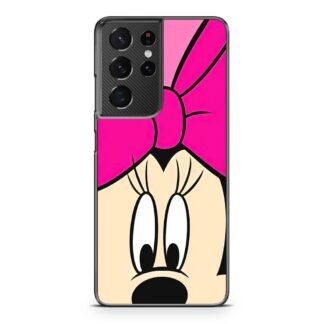 Minnie Mouse Pink Ribbon Samsung Galaxy S21 / S21 Plus / S21 Ultra / S21 FE Case