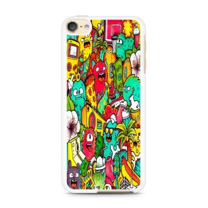 Monster Kid Doodle iPod Touch 6 / 7 Case - Image 2