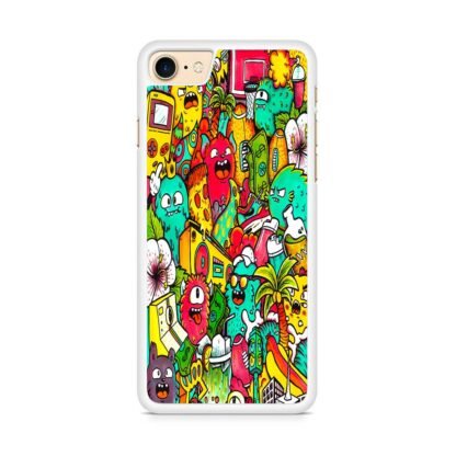 Monster Kid Doodle iPhone 7 / 8 / SE 2020 / SE 2022 Case - Image 2