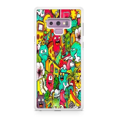 Monster Kid Doodle Samsung Galaxy Note 9 Case - Image 2