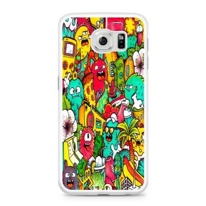 Monster Kid Doodle Samsung Galaxy S6 / S6 Edge / S6 Edge Plus Case - Image 2