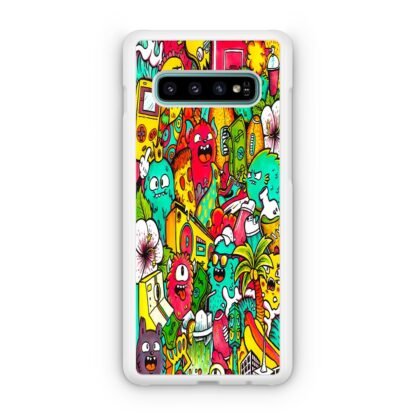 Monster Kid Doodle Samsung Galaxy S10 / S10e / S10 Plus / S10 5G Case - Image 2