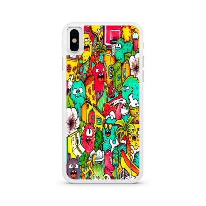 Monster Kid Doodle iPhone X / XR / XS / XS Max Case - Image 2
