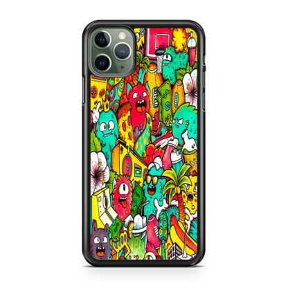 Monster Kid Doodle iPhone 15 / 15 Plus / 15 Pro / 15 Pro Max Case