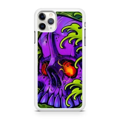 Monster Skull Green Slime iPhone 12 / 12 Pro / 12 Pro Max / 12 Mini Case - Image 2