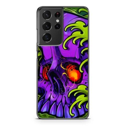 Monster Skull Green Slime Samsung Galaxy S21 / S21 Plus / S21 Ultra / S21 FE Case