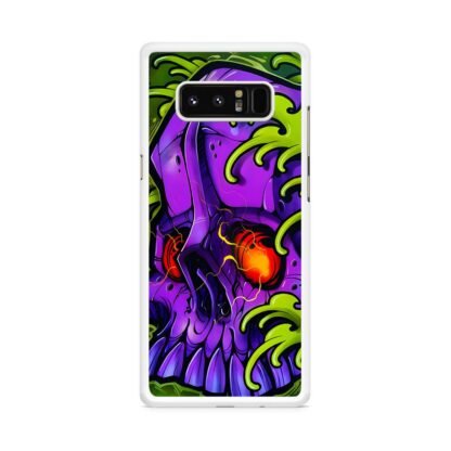 Monster Skull Green Slime Samsung Galaxy Note 8 Case - Image 2