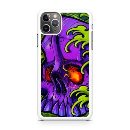 Monster Skull Green Slime iPhone 15 / 15 Plus / 15 Pro / 15 Pro Max Case - Image 2