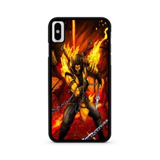 Mortal Kombat Scorpion Hellfire iPhone X / XR / XS / XS Max Case
