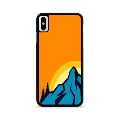 Mountain Hiking Vector iPhone X / XR / XS / XS Max Case