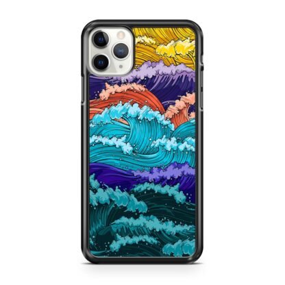 Multi Wave Colorful Art iPhone 12 / 12 Pro / 12 Pro Max / 12 Mini Case