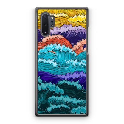 Multi Wave Colorful Art Samsung Galaxy Note 10 / Note 10 Plus Case