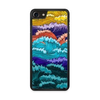 Multi Wave Colorful Art iPhone 7 / 8 / SE 2020 / SE 2022 Case