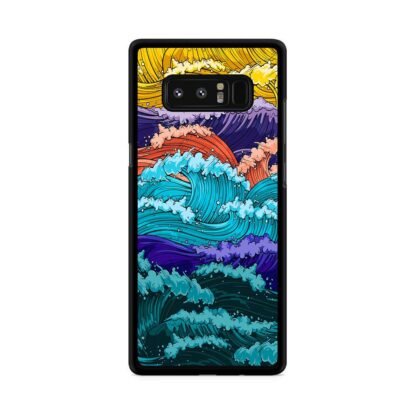 Multi Wave Colorful Art Samsung Galaxy Note 8 Case