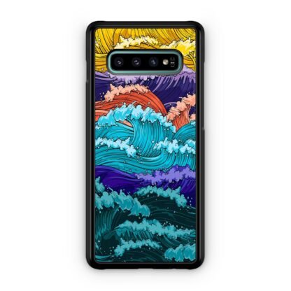 Multi Wave Colorful Art Samsung Galaxy S10 / S10e / S10 Plus / S10 5G Case