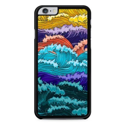 Multi Wave Colorful Art iPhone 6 / 6S / 6 Plus / 6S Plus Case