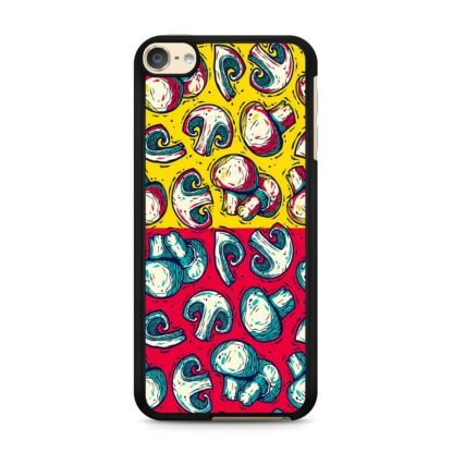 Mushroom Champignon Red Yellow Art iPod Touch 6 / 7 Case