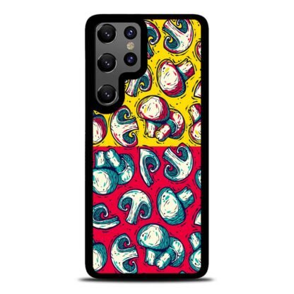 Mushroom Champignon Red Yellow Art Samsung Galaxy S25 / S25 Plus / S25 Ultra Case