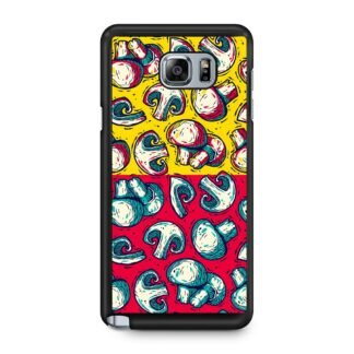 Mushroom Champignon Red Yellow Art Samsung Galaxy Note 5 Case