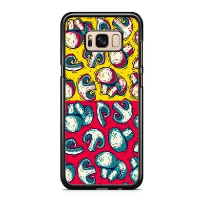 Mushroom Champignon Red Yellow Art Samsung Galaxy S8 / S8 Plus Case
