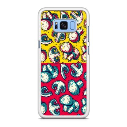 Mushroom Champignon Red Yellow Art Samsung Galaxy S8 / S8 Plus Case - Image 2