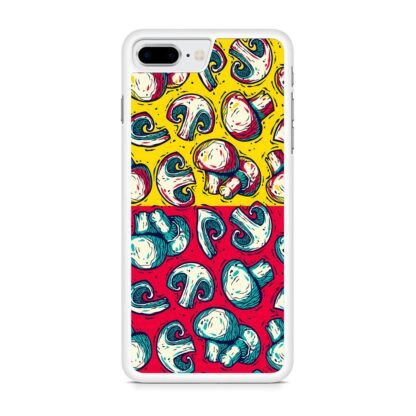 Mushroom Champignon Red Yellow Art iPhone 7 Plus / 8 Plus Case - Image 2