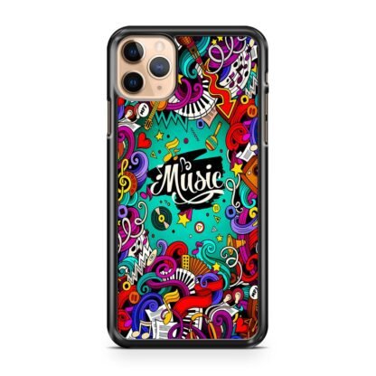 Music Tone Collage Doodle iPhone 13 / 13 Pro / 13 Pro Max / 13 Mini Case