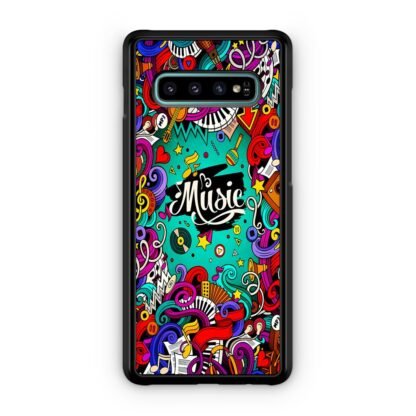 Music Tone Collage Doodle Samsung Galaxy S10 / S10e / S10 Plus / S10 5G Case