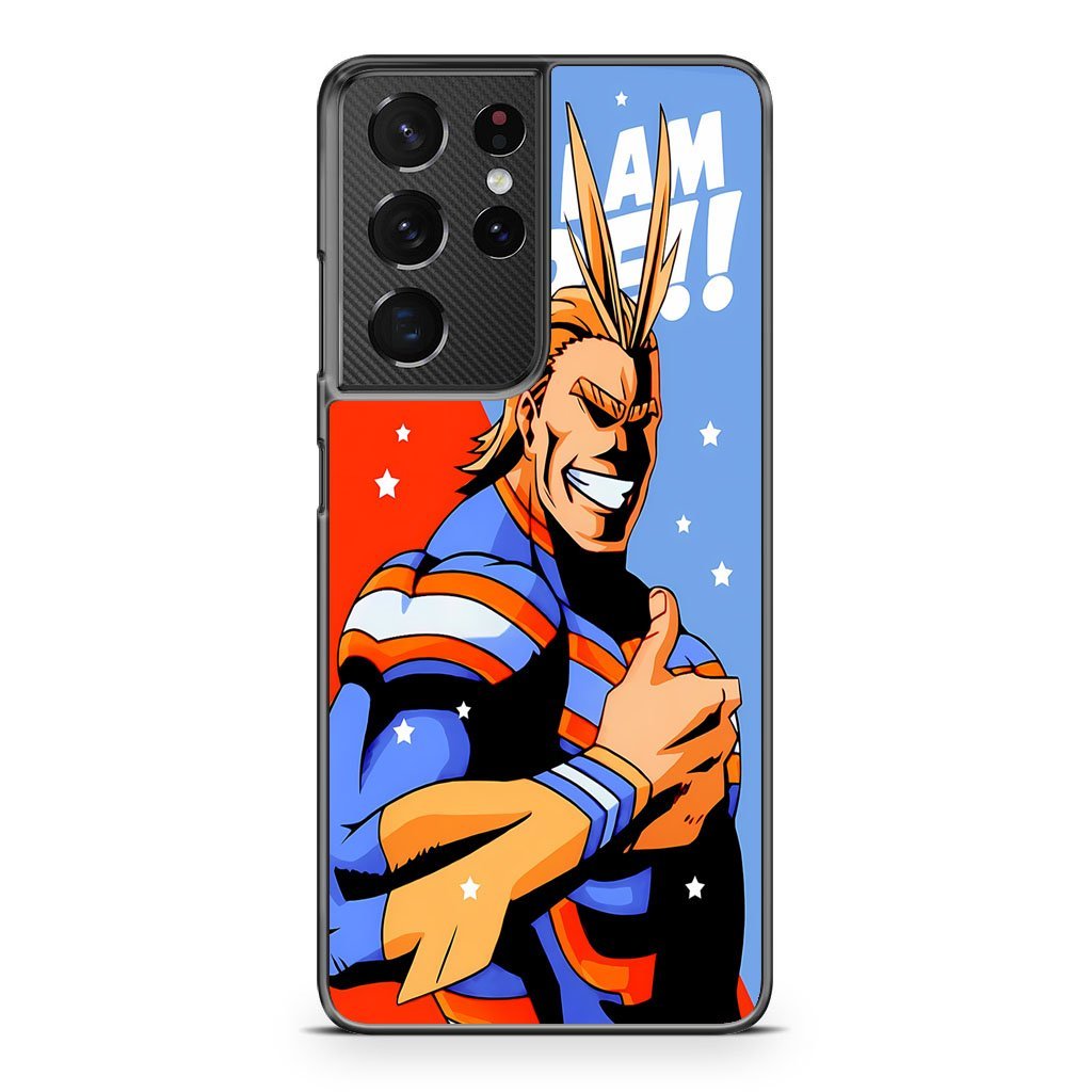 My Hero Academia All Might Poster Samsung Galaxy S21 / S21 Plus / S21 Ultra / S21 FE Case