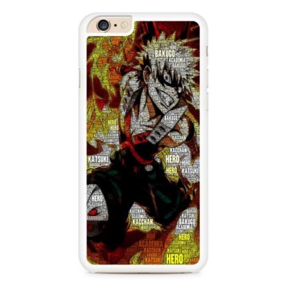 My Hero Academia Bakugo Text Collage iPhone 6 / 6S / 6 Plus / 6S Plus Case - Image 2