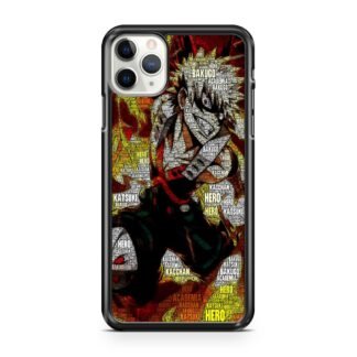 My Hero Academia Bakugo Text Collage iPhone 12 / 12 Pro / 12 Pro Max / 12 Mini Case