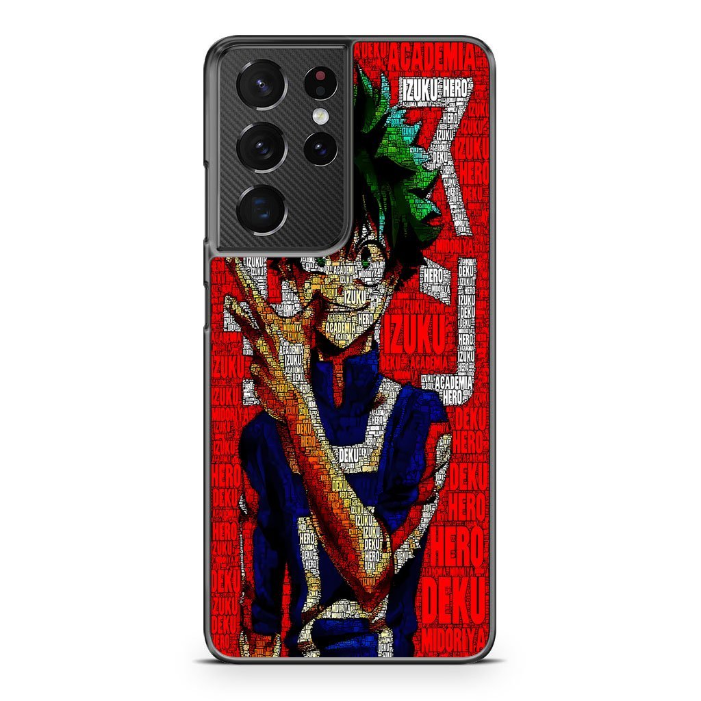 My Hero Academia Midoriya Izuku Collage Samsung Galaxy S21 / S21 Plus / S21 Ultra / S21 FE Case