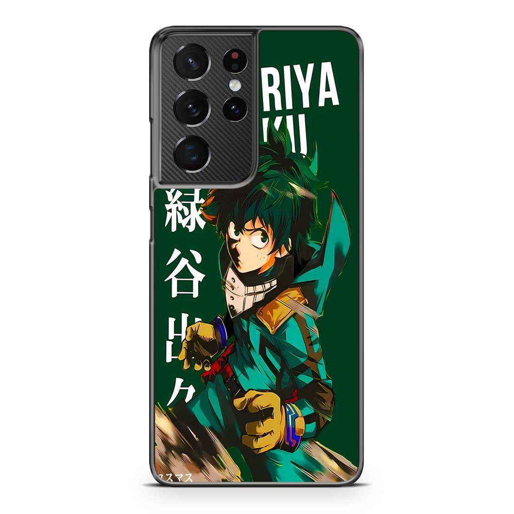 My Hero Academia Midoriya Izuku Cover Samsung Galaxy S21 / S21 Plus / S21 Ultra / S21 FE Case