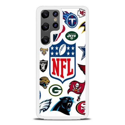 NFL Team Logo Collage Samsung Galaxy S25 / S25 Plus / S25 Ultra Case - Image 2