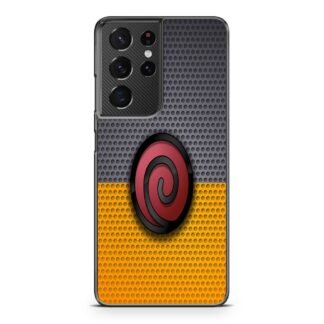 Naruto Uzumaki Logo Carbon Samsung Galaxy S21 / S21 Plus / S21 Ultra / S21 FE Case