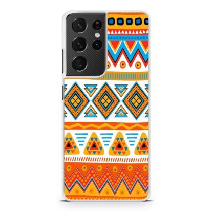 Native Tribal Mexican Pattern Samsung Galaxy S21 / S21 Plus / S21 Ultra / S21 FE Case - Image 2