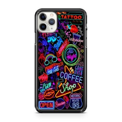 Neon Night City Logo iPhone 12 / 12 Pro / 12 Pro Max / 12 Mini Case