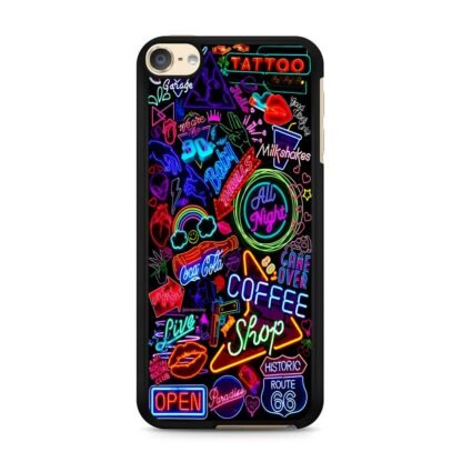 Neon Night City Logo iPod Touch 6 / 7 Case