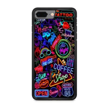 Neon Night City Logo iPhone 7 Plus / 8 Plus Case