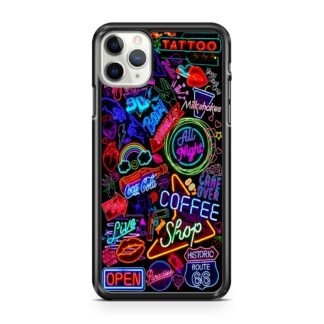 Neon Night City Logo iPhone 12 / 12 Pro / 12 Pro Max / 12 Mini Case